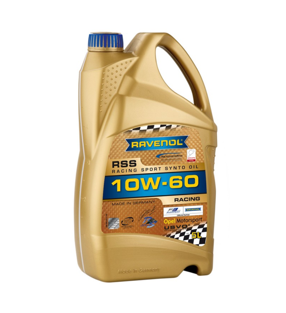 ACEITE DE MOTOR 10W/60 RSS SINTETICO 5L. RAVENOL