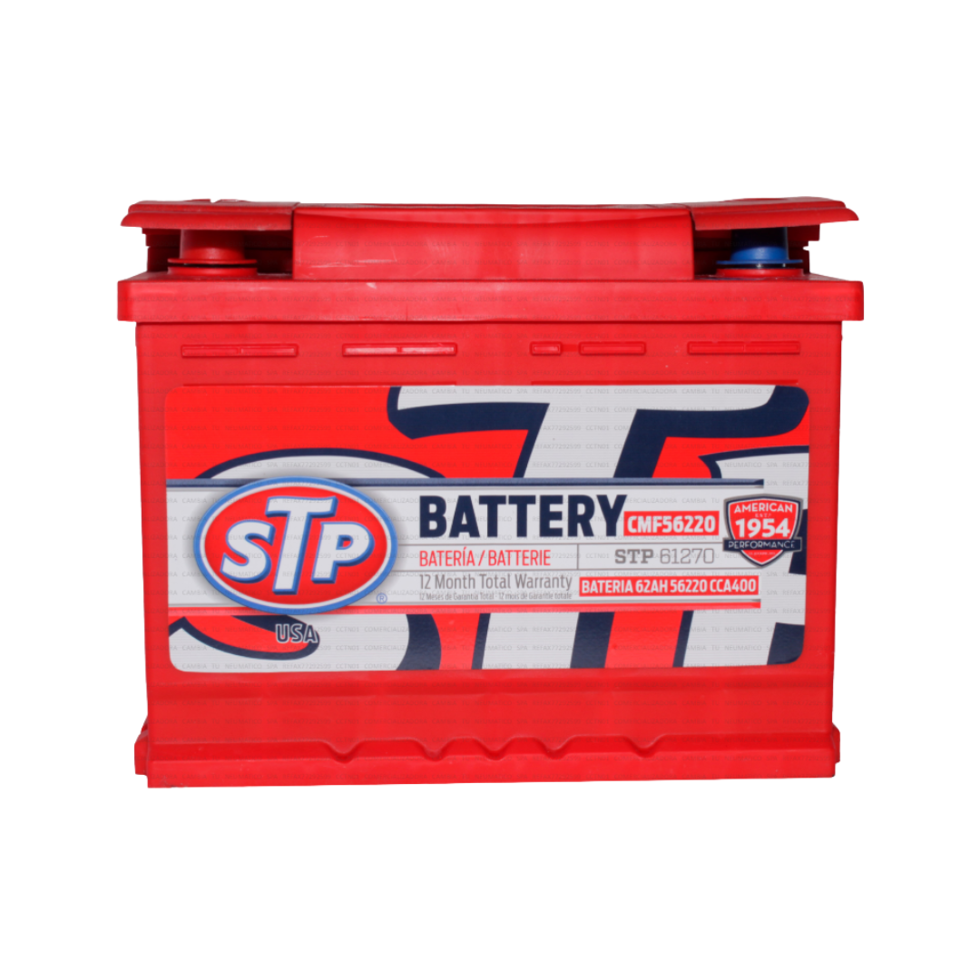 BATERIA STP 62AH 12V 400CCA POSITIVO IZQUIERDO (56220)