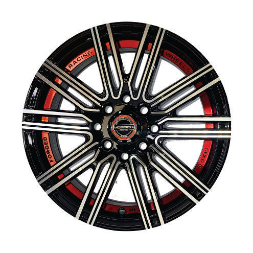 ARO 14X6.0'' 4X100/4X114.3  ET35 8819 MB+UC (RED) (SET DE 4 LLANTAS)