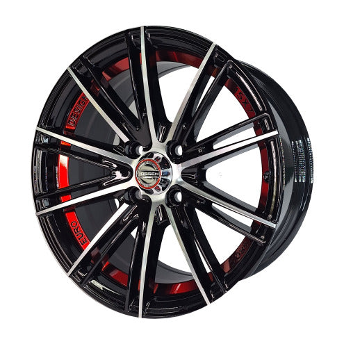 ARO 15X7.0" 4X100 ET30 YL8807 MB+UC (RED) (SET DE 4 LLANTAS)