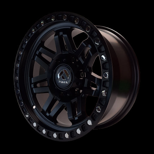 ARO 16X8.0" 6X139.7 ET0 YL8853 MATT BLACK (SET DE 4 LLANTAS)