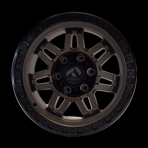 ARO 16X8.0" 6X139.7 ET0 YL8853 MATT BRONZE+ BLACK LIP (SET DE 4 LLANTAS)